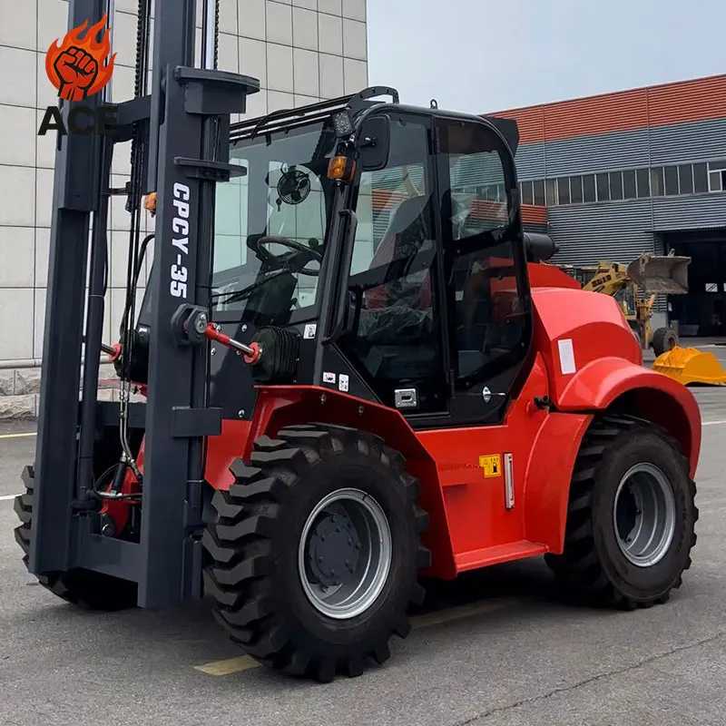 Новый дизайн, вилочный погрузчик 4x4, 3,5 тонны, бесплатная доставка, вездеходный погрузчик 5 тонн, складской погрузчик 3 тонны, продажа с возможностью индивидуальной настройки Погрузочно-разгрузочное, складское и транспортное оборудование