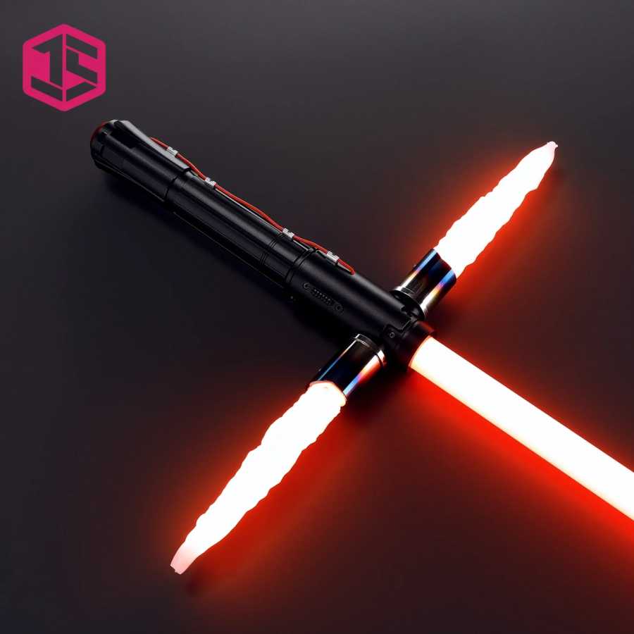 Световой меч JS Xenopixel Kylo Ren, световой меч Джедая Neopixel с металлической рукоятью, световой меч для косплея, для тяжелых дуэлей, светящиеся игрушки для косплея Необычные и прикольные игрушки