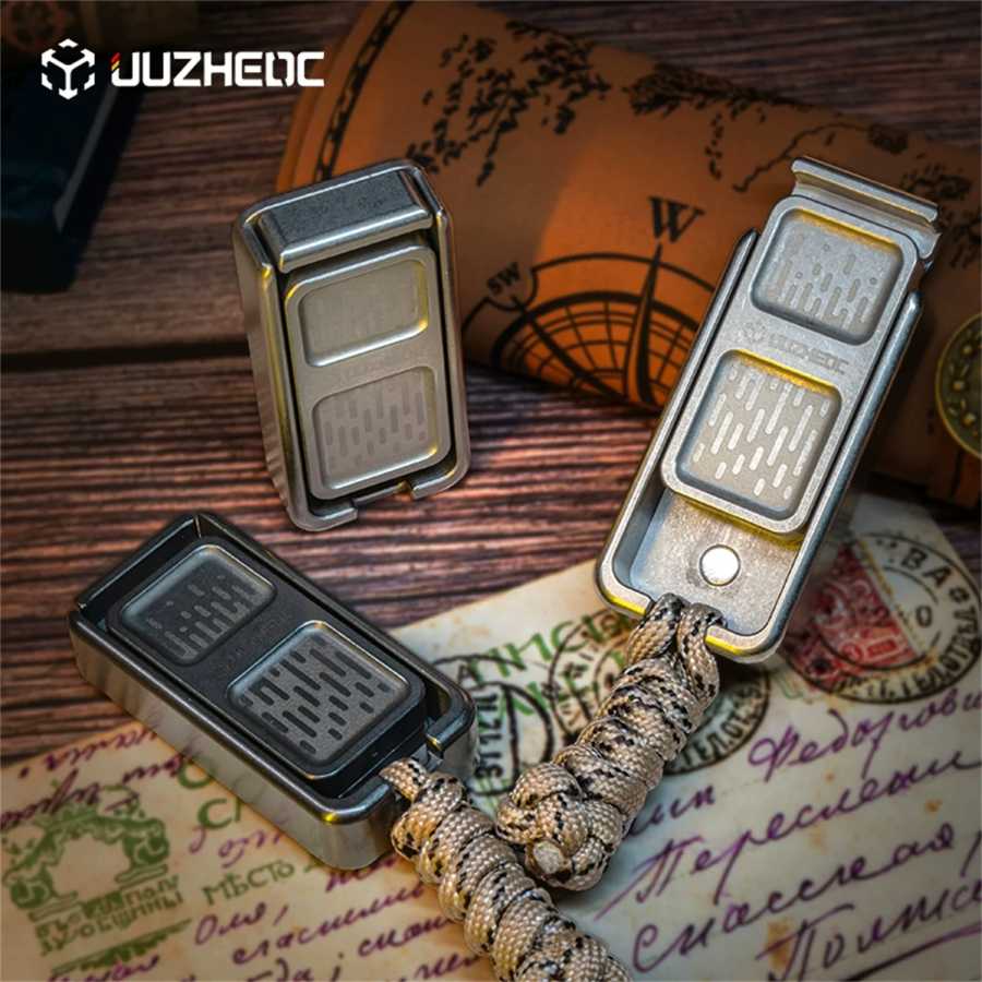 JUZHEN EDC всплывающая магнитная связь фиджет-слайдер из титанового сплава декомпрессионная игрушка для пальцев черная технология подарок Игрушки антистресс