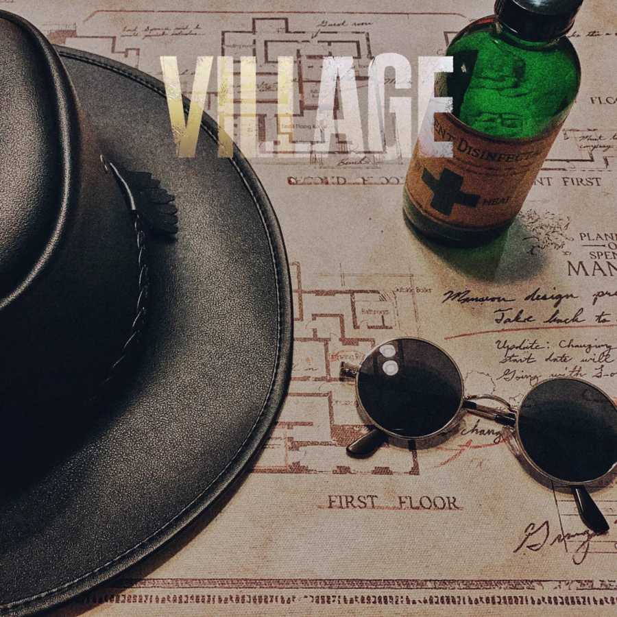 Karl Heisenberg Косплей Солнцезащитные очки и шляпа Игра Biohazard Resident Village Реквизит для мужчин Аксессуары для косплея