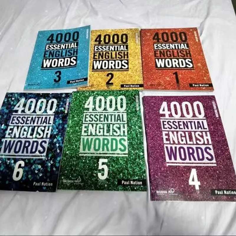 Фотография №2 товара 6 книг/набор, новинка, 4000 основных английских слов, 1 - 6