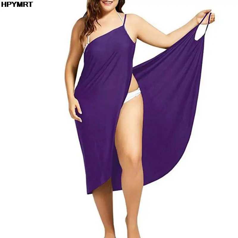 Фотография №3 товара Лето 2022, 5XL, женское платье с бретелькой на шее, однотонные