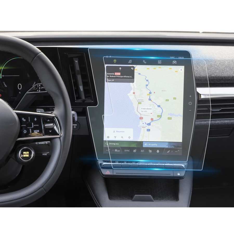 Защитная пленка LFOTPP Nano для экрана навигационной системы Renault Megane E-Tech/Austral, аксессуары для Renault Megane Аксессуары для салона