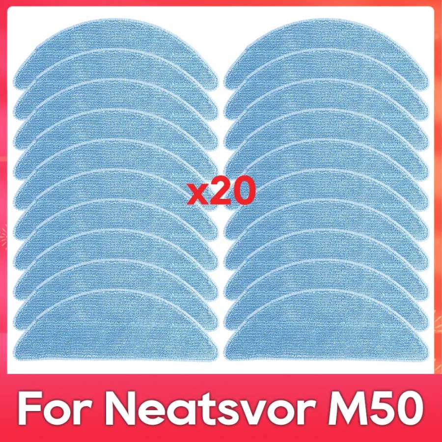 Подходит для ( Neatsvor M50 ) Тряпки для швабры, тканевые насадки, детали и аксессуары для робота-пылесоса Запчасти для бытовой техники