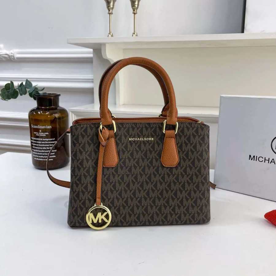 MICHAEL KORS/Michael Kors MK Сумка женская 2026: Новая модная сумка с принтом, на плечо, кроссбоди Дорожные сумки