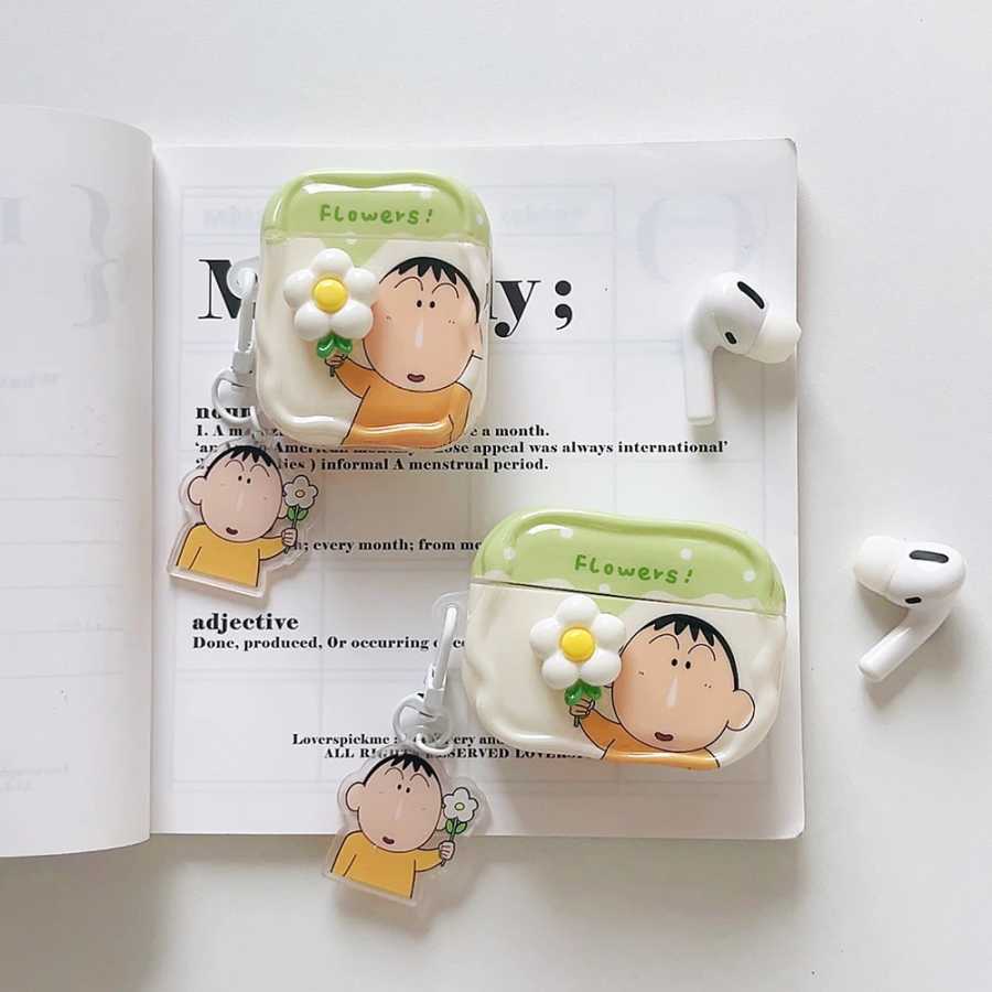 Чехол Crayon Shin-chan Boochan для Airpods Pro 1 2 3 4 Pro3, силиконовый чехол с подвеской для беспроводных Bluetooth-наушников для Air Pro 2 2nd Чехлы и чехлы для мобильных телефонов