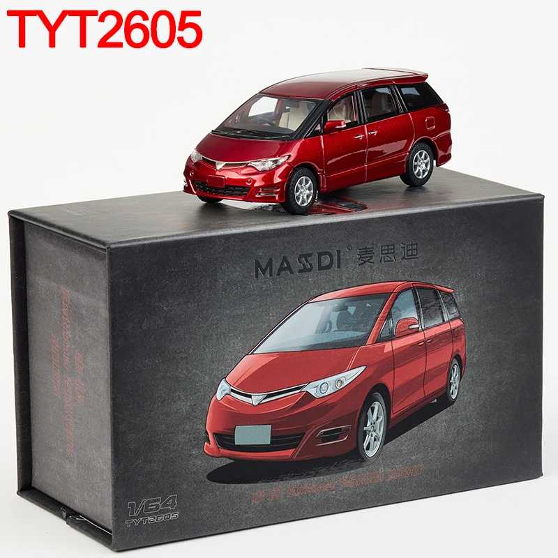 Фотография №5 товара MASSDI сплав 1/64 Estima G5R50 2006 TYT2600/TYT2604/TYT2605 модель автомобиля классический