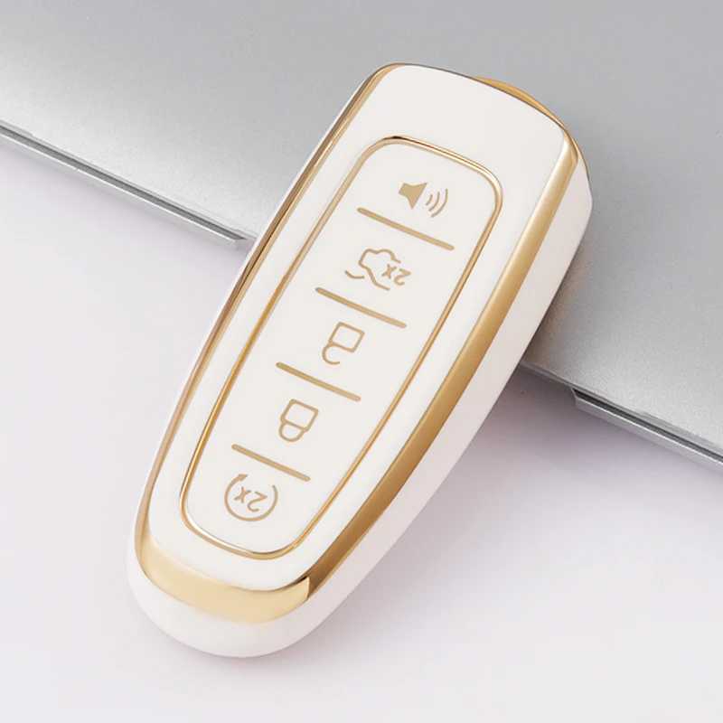 Фотография №5 товара Чехол для автомобильного ключа из ТПУ для Ford Edge Explorer