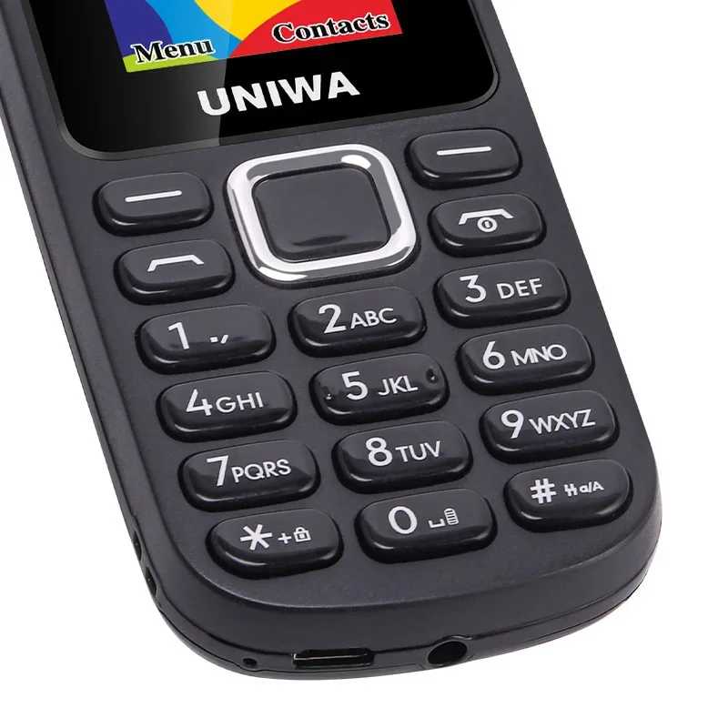 Фотография №2 товара UNIWAE1808 Функция телефона 3 SIM-карты 3, режим ожидания, беспроводной радиофонарик,