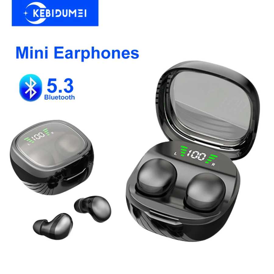 Невидимые мини-наушники Bluetooth 5,3 наушники беспроводные гарнитуры Hi-Fi стерео шумоподавление водонепроницаемые наушники для Xiaomi，Invisible Mini Earphones Bluetooth 5.3 Headphones Wireless Headsets Портативное аудио и видео