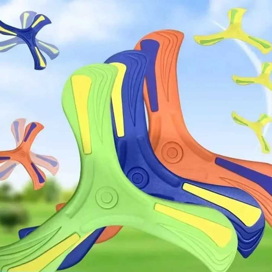 Трехлистовой крест для взрослых и детей, интерактивные уличные детские игрушки Boomerang, пазл для раннего развития, подарок для декомпрессии Активные игры и спорт