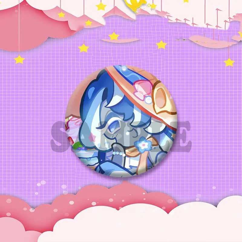 Забавные значки-пины C-Cookie Run K-Kingdom с мягкими кнопками, значки для косплея Shadow Milk, броши для сумок, обуви, воротников, аксессуары, украшения, подарки Украшения для дома