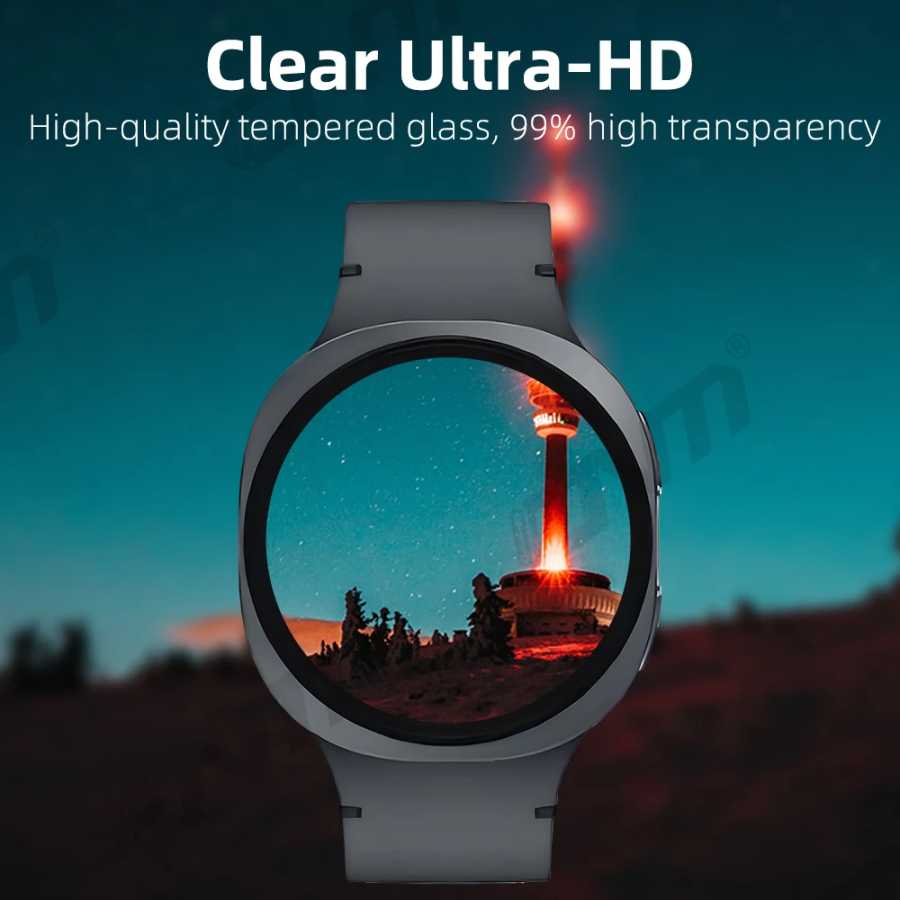 Фотография №5 товара Закаленное стекло 9H для Samsung Galaxy Watch 8 Classic, 40