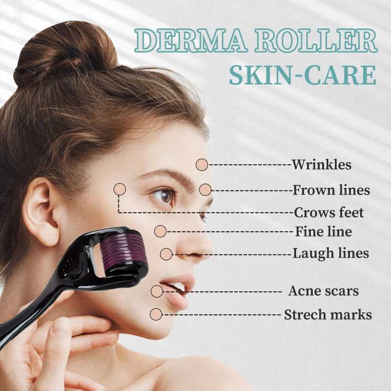 Фотография №4 товара Micro Needling 540 Roller Derma Roller Профессиональный титановый Dermaroller 0,2/0,25/0,3