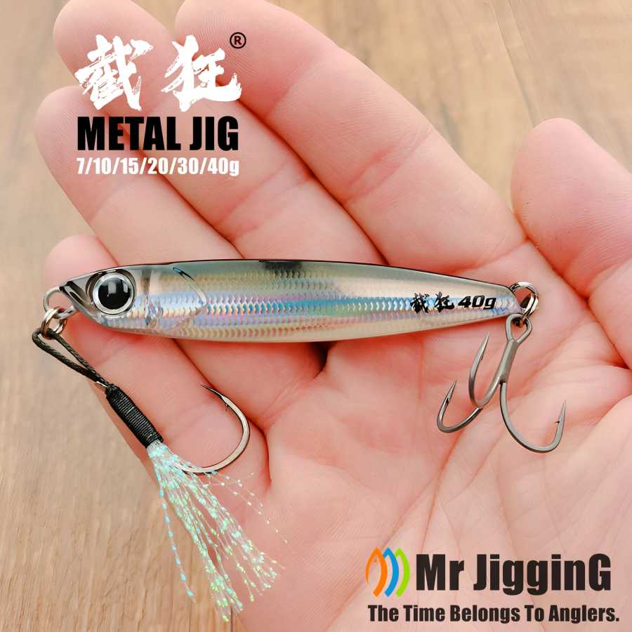 Mr JigginG Быстро тонущая металлическая приманка для джиг-приманки 10/15/20/30/40 г для морской рыбалки с берегом, металлическая приманка для морского окуня, снасти для искусственной приманки Для рыбалки