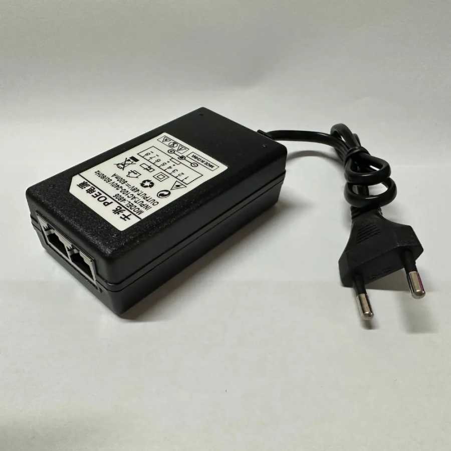 Фотография №3 товара 48 В/12 В POE-инжектор Ethernet CCTV Адаптер питания 0,5 А/2