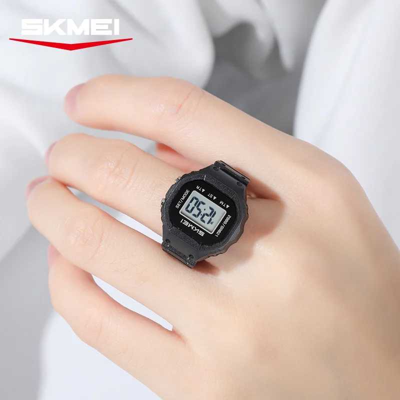 SKMEI 2699 Женские часы-кольца на палец, хронограф, LED, цифровые, пластиковые, для вечеринок, женские ювелирные кольца-часы, размер не регулируется Женские часы