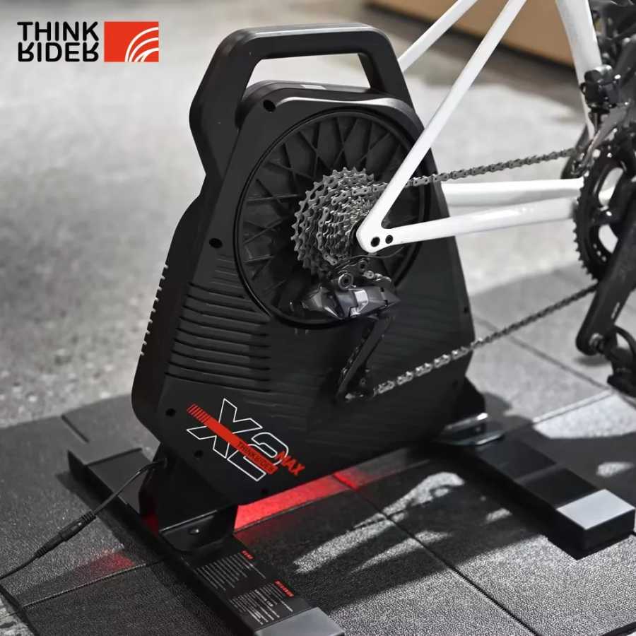 Велотренажер Thinkrider X2Max Smart Bike Trainer для MTB и шоссейных велосипедов со встроенным датчиком мощности для домашнего использования Велоспорт