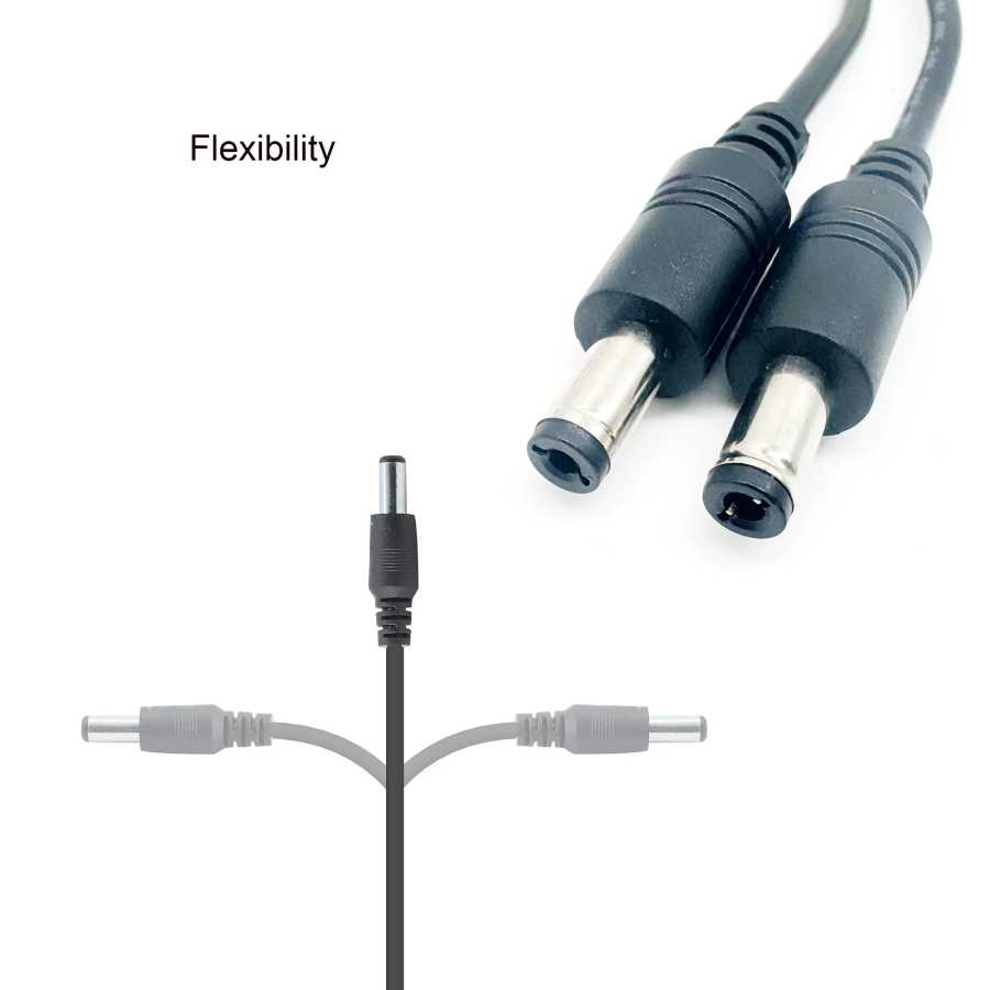 Фотография №3 товара Кабель-адаптер DC Power Plug 5.5x2.5 мм (штекер) на 5.5x2.1 мм