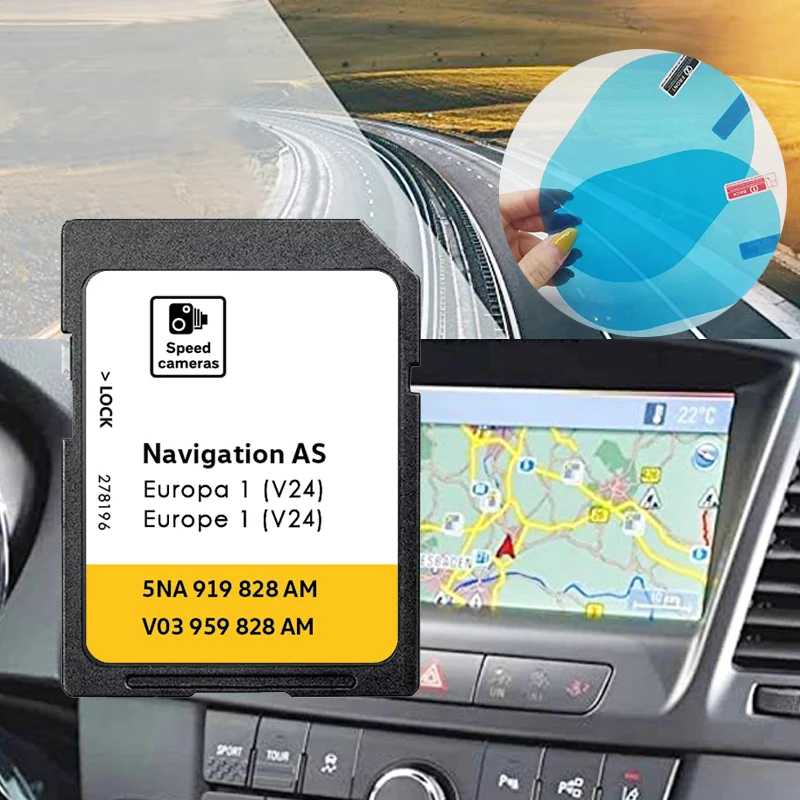 Карта GPS-навигации SD 32 ГБ для VW AS V24 2026 Discover Media MIB2 Golf 7, обновление для Европы Видеоигры и аксессуары