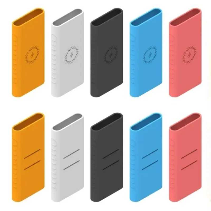 Фотография №5 товара Мягкий силиконовый защитный чехол для Xiaomi Power Bank 3, 10000