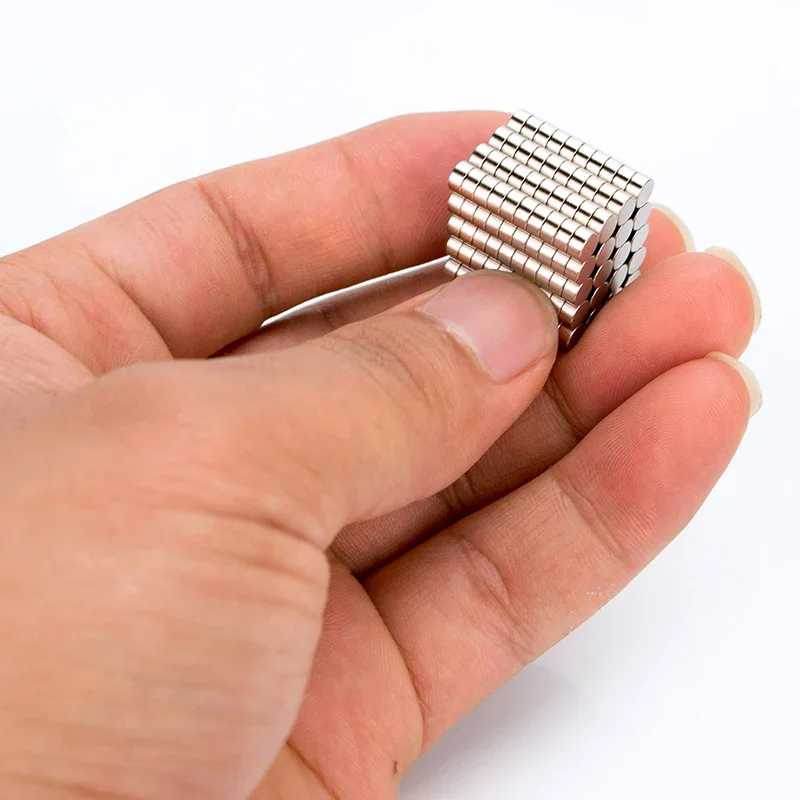 Фотография №3 товара 160 шт. неодимовых магнитов NdFeB 5x2, 6x1, 6x2, 4x2, 5x3,