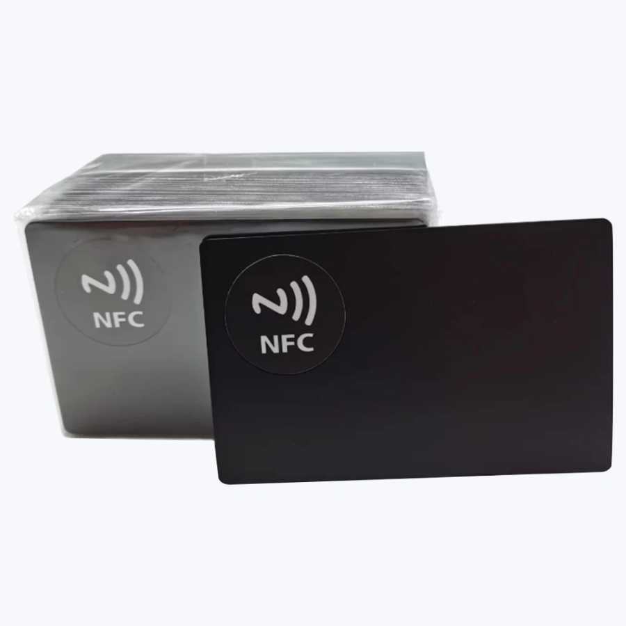 1 шт., металлическая карта NFC 215/216, чип Smart Business Social Digital Card, 13,56 МГц Доступ к автоматизации здания