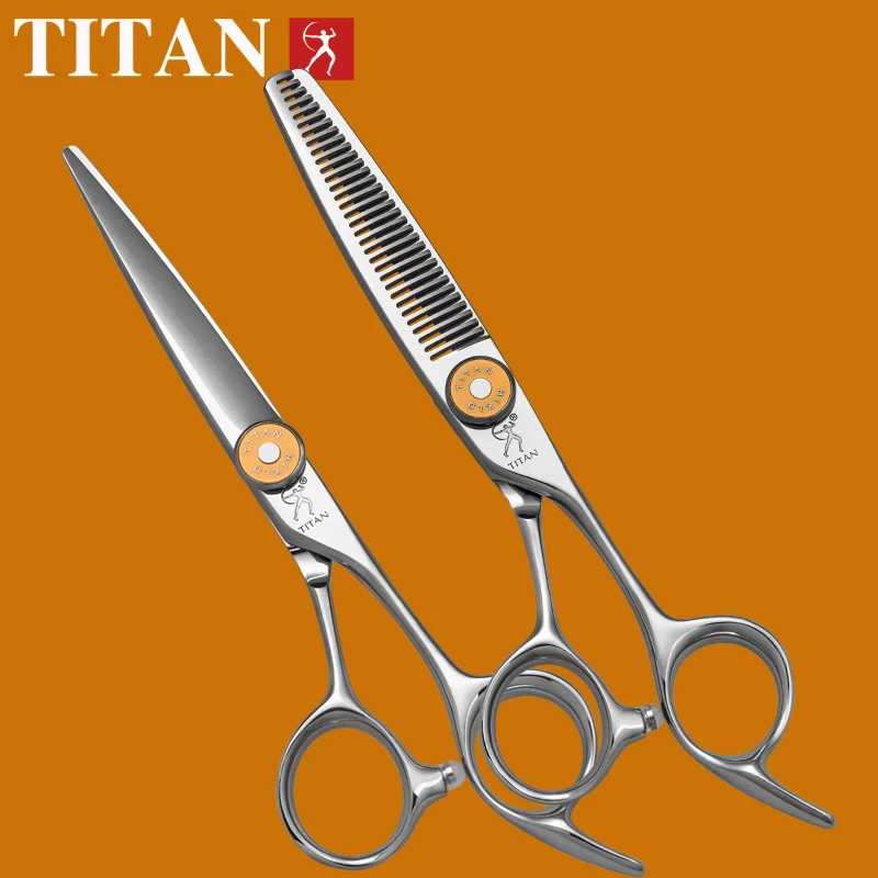Профессиональные парикмахерские ножницы TITAN для стрижки волос, высококачественная сталь VG10, 6 дюймов Уход за волосами и укладка