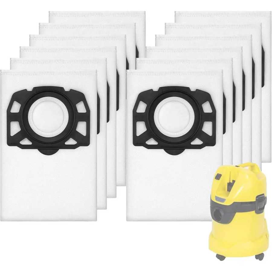 Вакуумные мешки для пыли для робота-пылесоса Karcher 2.863-314.0 KFI 357,WD 2 Plus,WD 3,WD3S,KWD 1,KWD 2,KWD 3,MV 3,SE 4001,SE 4002 Запчасти для бытовой техники