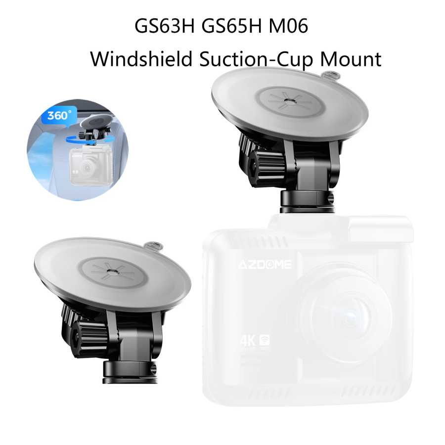 Для AZDOME GS63H GS65H M06 Кронштейн регистратора на присоске на лобовом стекле Автоэлектроника