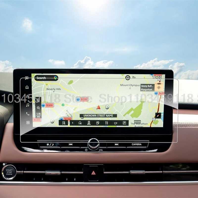 Защитная пленка из закаленного стекла для Mitsubishi Outlander 2025 2026, 12,3-дюймовая автомобильная радиостанция, GPS-навигация, пленка против царапин Аксессуары для салона
