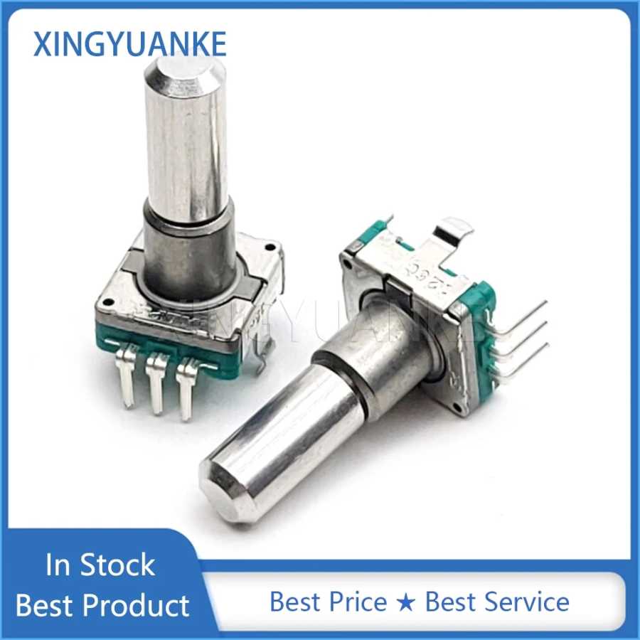 1 шт. EC11E15244G1 поворотный энкодер EC11 тип 5-контактный 30 позиционирование 15 импульсный автомобильный навигационный потенциометр громкости с кнопочным переключателем Пассивные компоненты