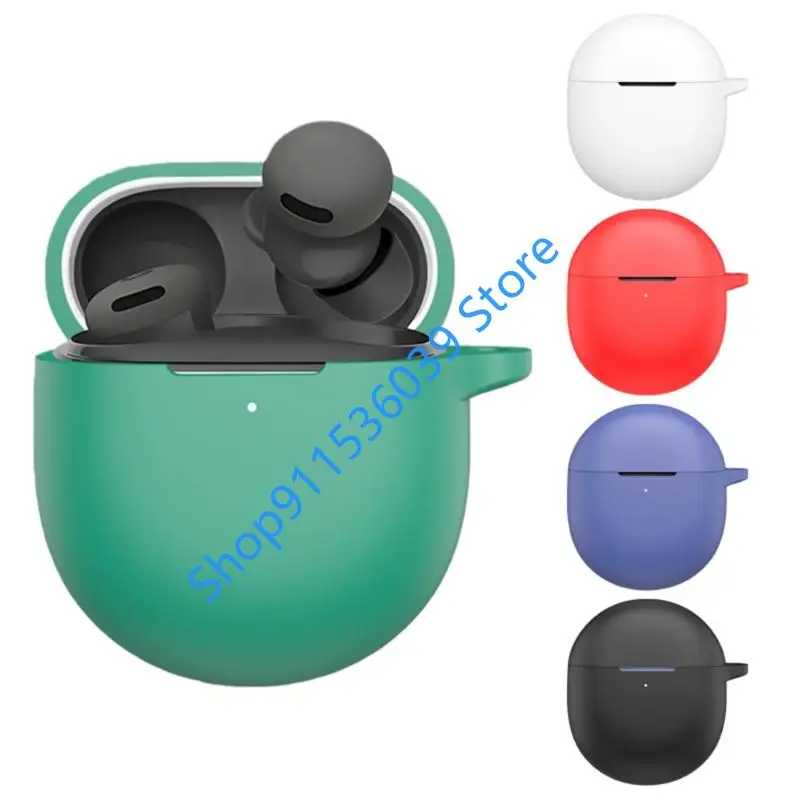 Силиконовый защитный чехол для наушников Google Pixel Buds 2A, чехлы для беспроводных наушников, держатель для наушников, противопыльный чехол Портативное аудио и видео