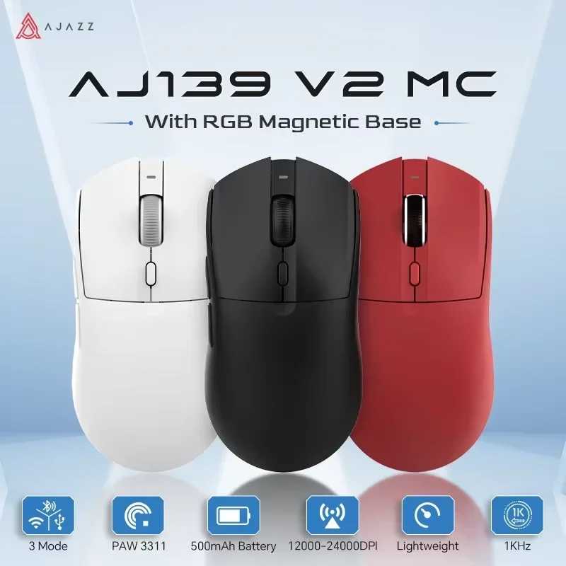 Беспроводная оптическая мышь AJAZZ AJ199, 2,4 ГГц, 26000DPI, 6 кнопок Компьютерная периферия