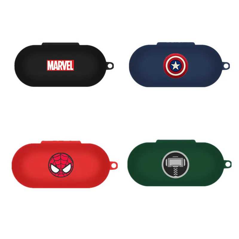 Чехол для наушников с рисунком Marvel для Sony WF-C500/WF-C510/WF-C700N/WF-C710N, силиконовый защитный чехол для беспроводных наушников Портативное аудио и видео