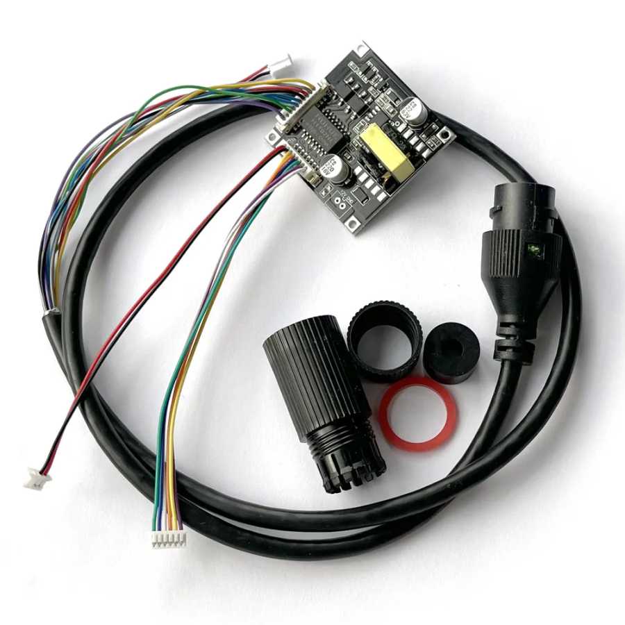 Модуль платы POE для умных систем видеонаблюдения (CCTV) с поддержкой Power Over Ethernet IEEE802.3af/at, выход DC12V, вход 48V, с кабелем POE для IP-камер безопасности Видеонаблюдение