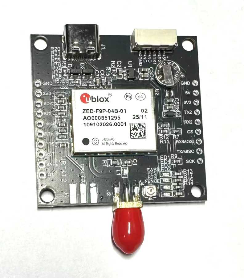 Плата Zed-F9P-02B/04B: Отличное решение для управления I2C и SPI через ESP32 Оборудование для производства электроники