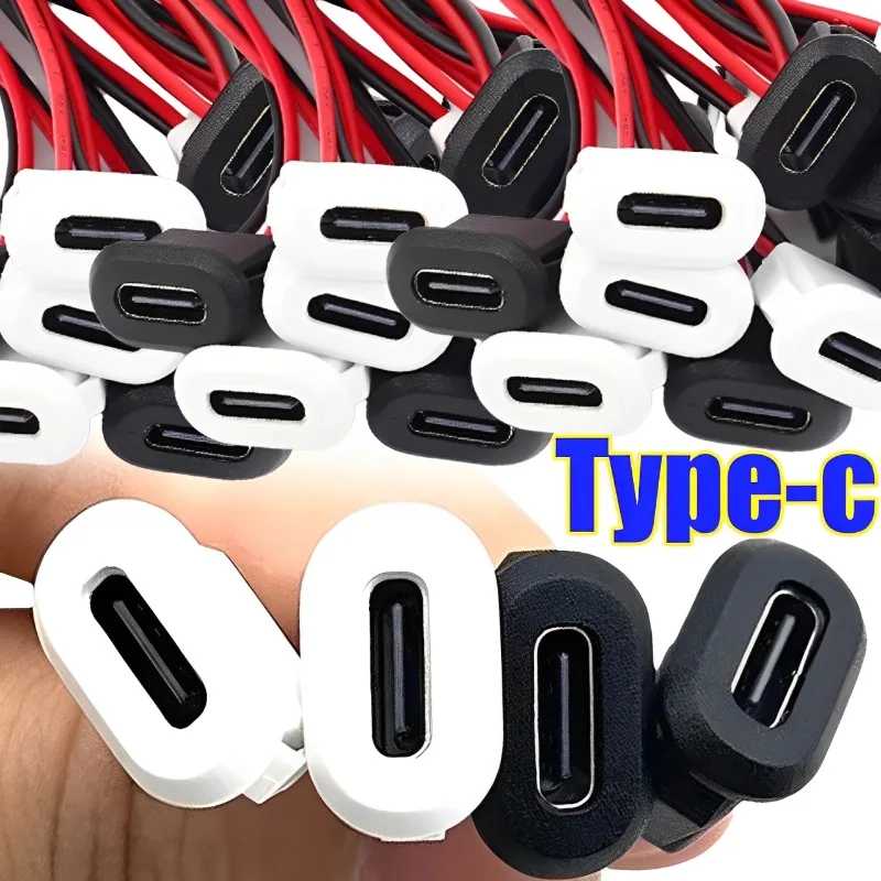 Разъем USB типа C, гнездовой разъем типа C с пряжкой для карт, 3 А, сильноточный разъем для быстрой зарядки, разъем USB-C для зарядного устройства Электротехническое оборудование