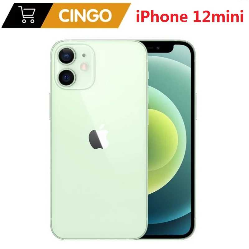 iPhone 12 mini 64GB/128GB/256GB IOS A14 5.4'' Dual 12MP Оригинальный разблокированный Apple iPhone 12 mini с NFC Б/У и восстановленные телефоны