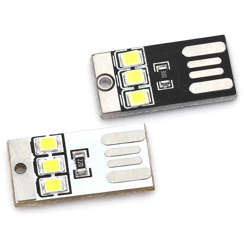 5 шт. светодиодный ночник мини супер яркий USB-клавиатура свет ноутбука мобильный блок питания чип 