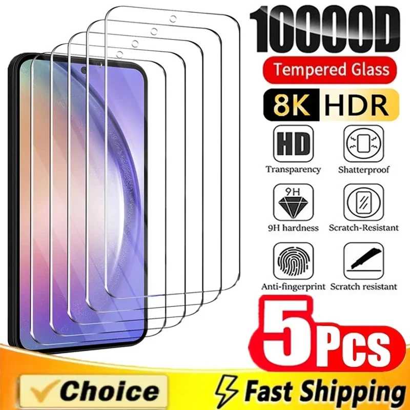 Защитная пленка для экрана Samsung Galaxy A55 A54 A13 A53 A52 A12 A22 A33 A32 A51 A52S A35 A72 A71 A14 S10E S20FE закаленное стекло Защитная пленка для мобильного телефона