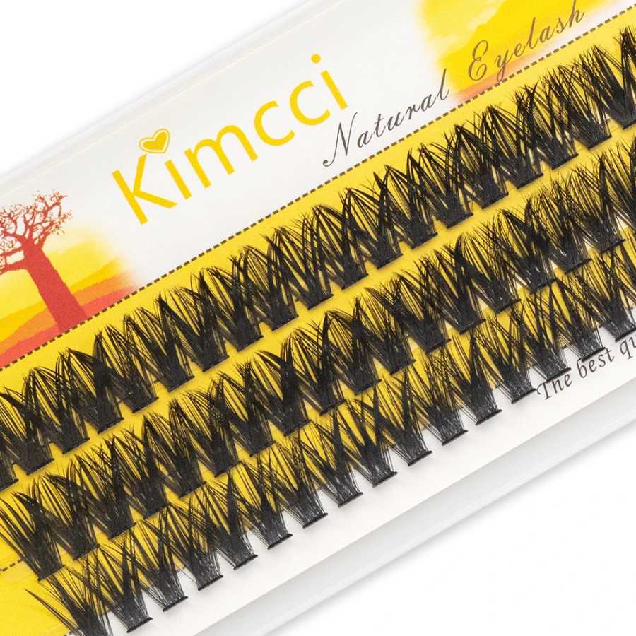 Фотография №4 товара Kimcci 60D 3D тупые кончики AE ресницы пушистые и натуральные