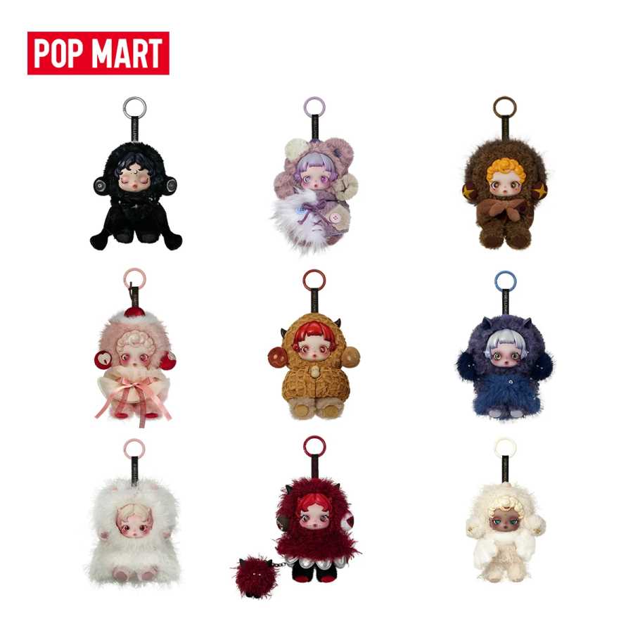 Фотография №5 товара POP MART SKULLPANDA Ты меня нашел! Плюшевые куклы-подвески серии Blind