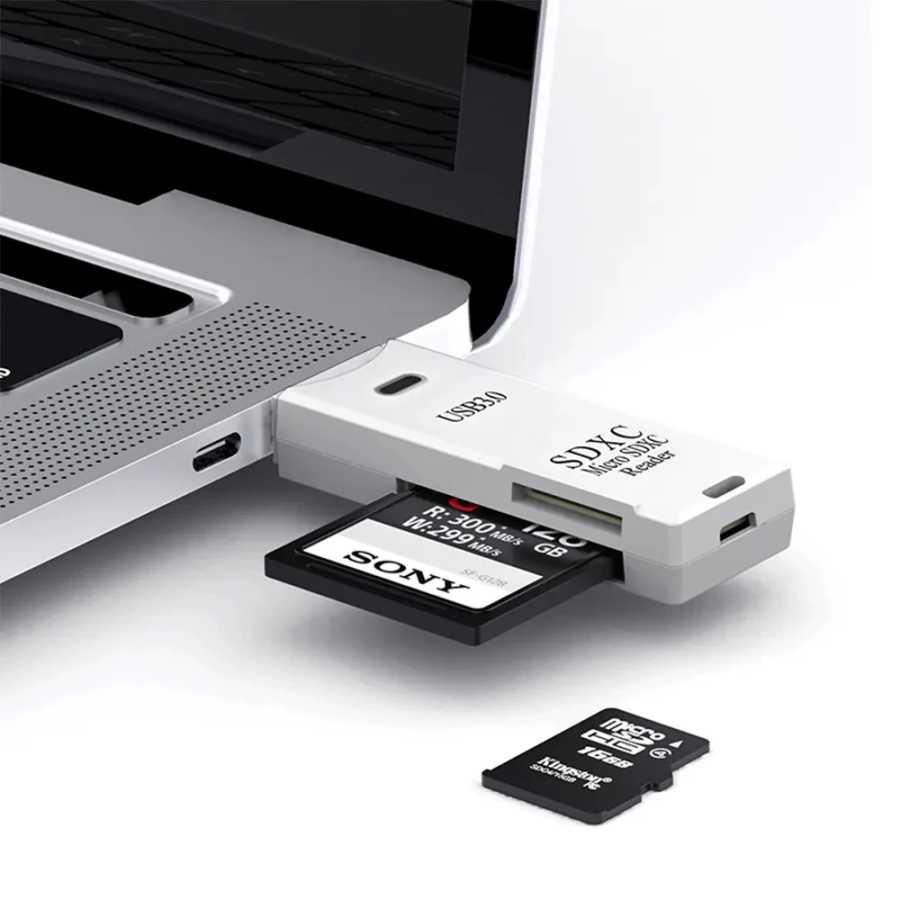 Фотография №5 товара Устройство чтения карт памяти 2 в 1, USB 3.0 Micro