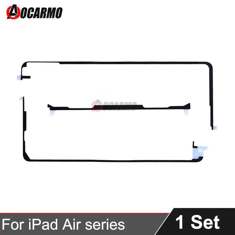 Aocarmo для Apple iPad Air 1/2/3/4/5 9,7 дюйма 10,5 дюйма 10,9 дюйма передний ЖК-экран клейкая наклейка запасные части Аксессуары и запчасти для планшетов