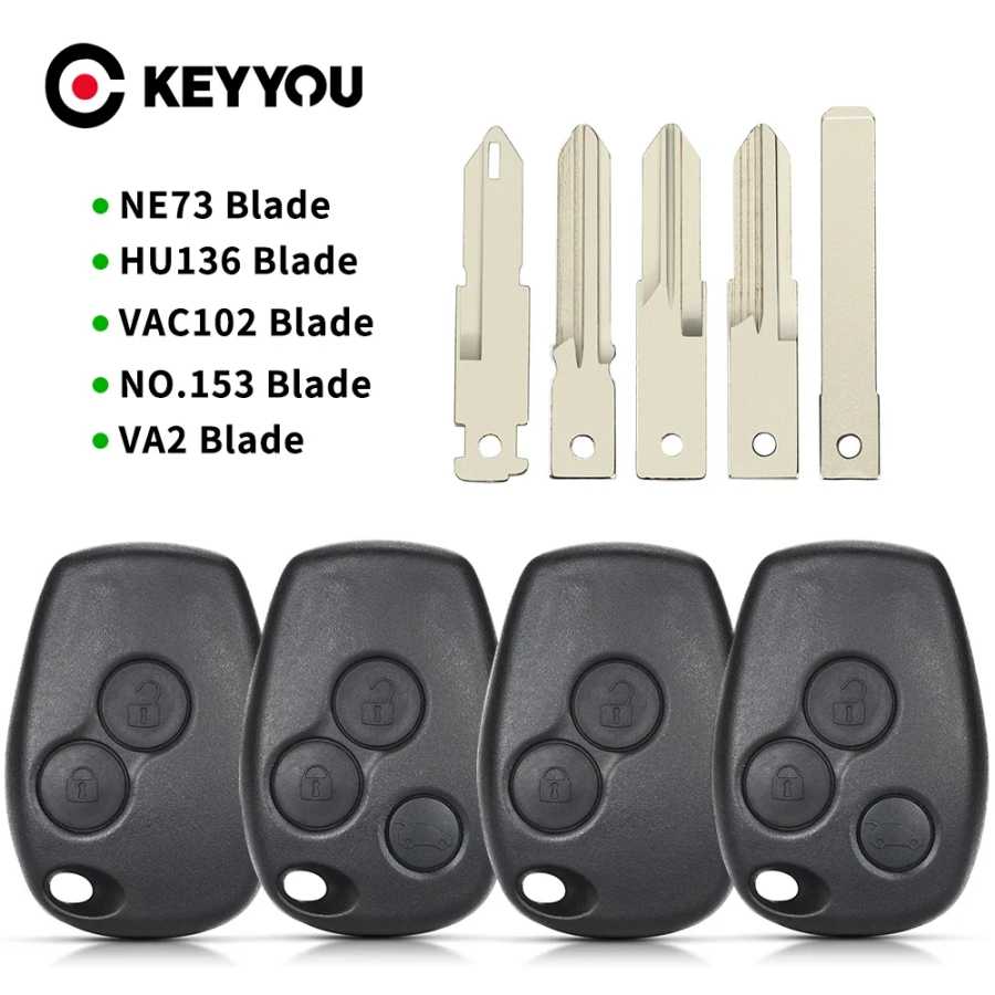 KEYYOU чехол для ключа автомобиля Renault для Renault Megane Modus Espace Laguna Duster Logan Sandero Fluence Clio Kango Стартеры