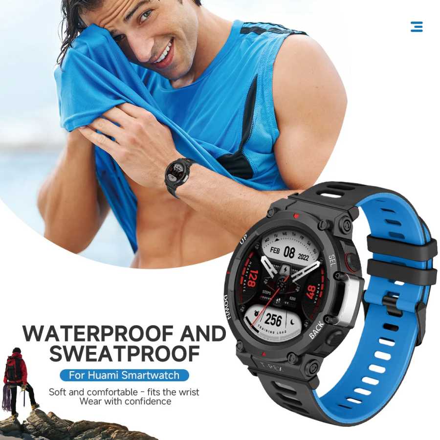 Фотография №4 товара Силиконовый ремешок для часов Amazfit T-rex3/2, умный ремешок для часов,