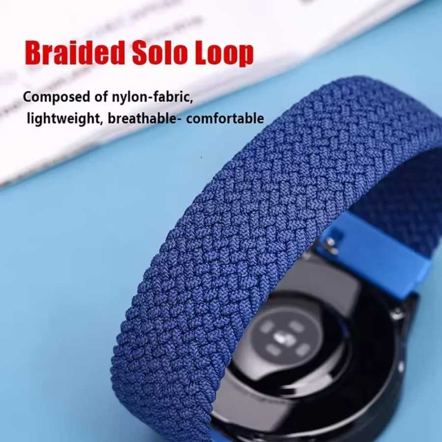 Фотография №2 товара Плетеный LOOP SOLO для Samsung Galaxy Watch 8, ремешок 40/44