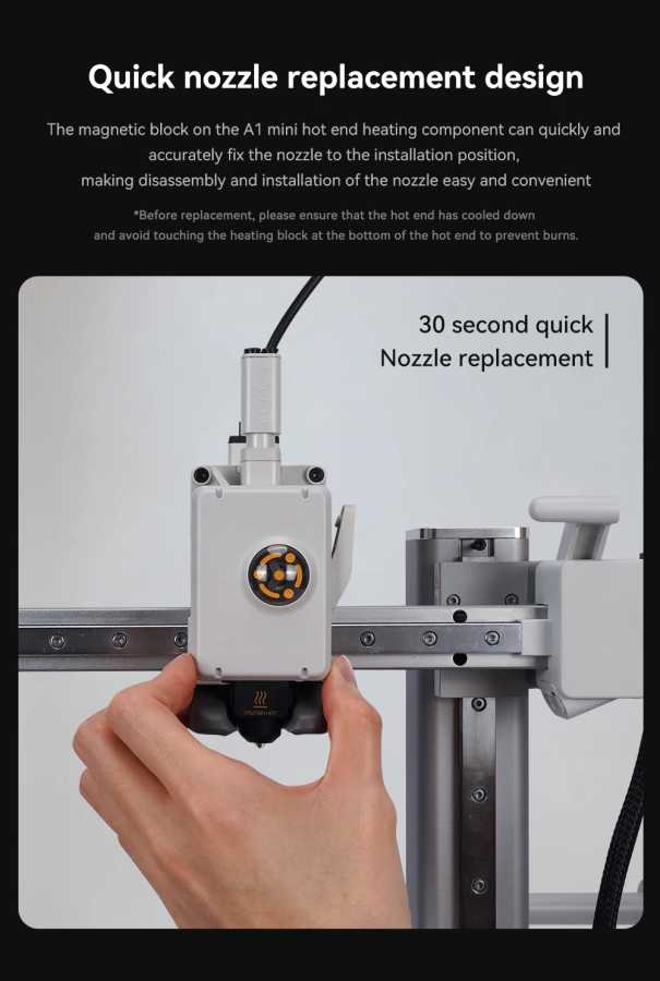 Фотография №1 товара Для Bambu Lab A1/A1 Mini Hotend Kit, быстрая печатающая головка