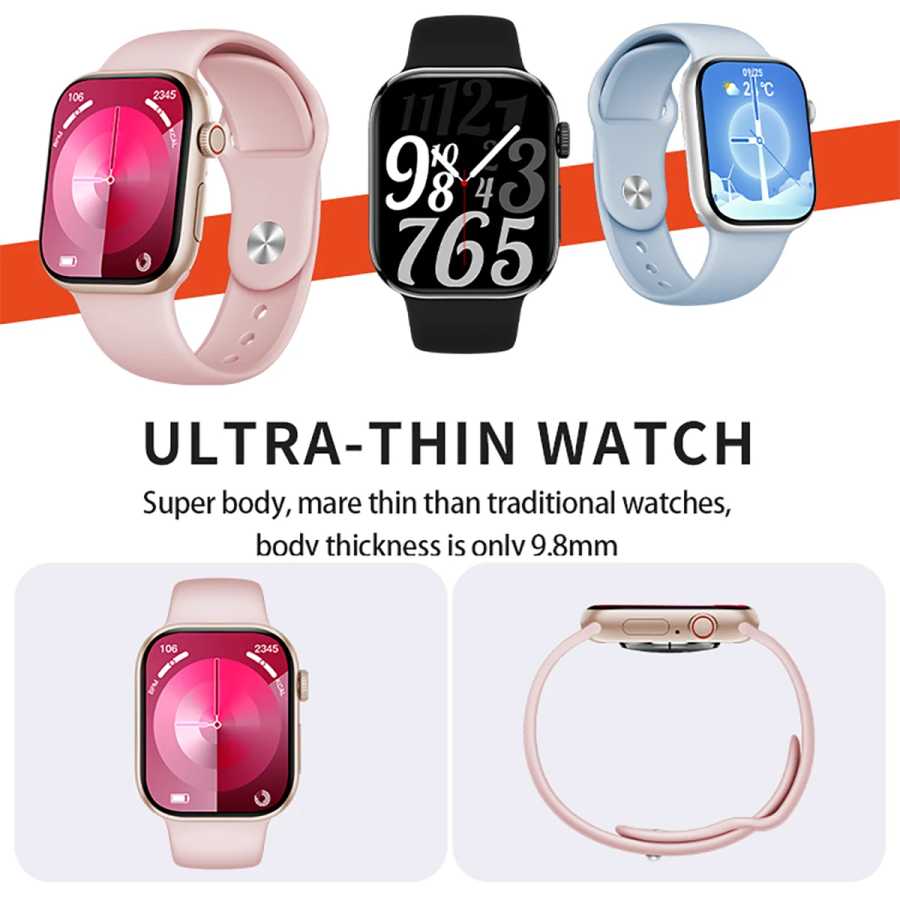 Фотография №2 товара Pinteek Mini Smartwatch A10 Пара часов, Bluetooth-вызов, спортивный режим 107,